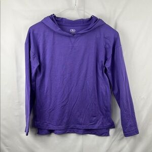 Athletic Works - Large (10-12) - Girls Light Weight Hoodie - Medium Purple